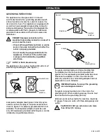 Preview for 2 page of U-Line CLARKE H-3579 Operating Instructions Manual