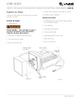 Preview for 55 page of U-Line CO1224F User Manual & Service Manual