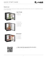 Preview for 4 page of U-Line Combo U-CO29FW-00A Quick Start Manual