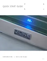 U-Line CRE Series Quick Start Manual preview