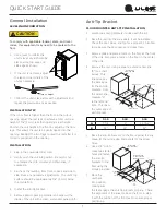 Preview for 7 page of U-Line CRE Quick Start Manual