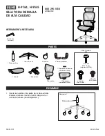 Preview for 4 page of U-Line DELUXE ALL MESH CHAIR H-9764 Assembly