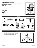 Preview for 7 page of U-Line DELUXE ALL MESH CHAIR H-9764 Assembly