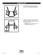 Preview for 6 page of U-Line DELUXE STACKABLE CHAIR H-3733 Assembly