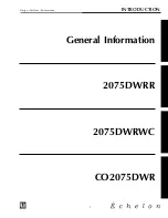 Preview for 3 page of U-Line Echelon 2075DWRR Service And Parts Manual Supplement