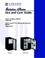 U-Line Echelon CLRCO2175B40 Use And Care Manual preview