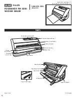 Preview for 1 page of U-Line FOODSAVER FM 5200 Manual