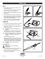 Preview for 2 page of U-Line H-10799 Quick Start Manual