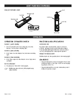 Предварительный просмотр 3 страницы U-Line H-10882 Quick Start Manual