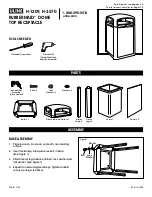 Preview for 1 page of U-Line H-1209 Assembly