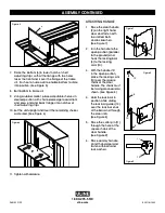 Preview for 3 page of U-Line H-1223 Assembly Instructions Manual