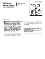 Preview for 1 page of U-Line H-1335 Quick Start Manual