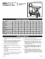 Предварительный просмотр 1 страницы U-Line H-1485 Technical Information