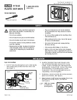 U-Line H-1663 Quick Start Manual preview