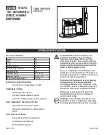 Предварительный просмотр 1 страницы U-Line H-1675 Manual