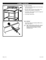 Preview for 4 page of U-Line H-1799 Assembly Instructions Manual