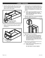 Предварительный просмотр 4 страницы U-Line H-1871 Assembly Instructions Manual