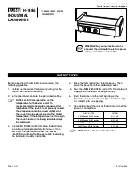 Preview for 1 page of U-Line H-1886 Instructions