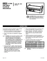 Preview for 3 page of U-Line H-1886 Instructions