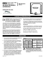 Preview for 5 page of U-Line H-1927 Manual