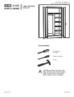 Preview for 1 page of U-Line H-2553 Assembly Instructions Manual