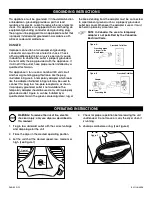 Предварительный просмотр 2 страницы U-Line H-2594 Manual