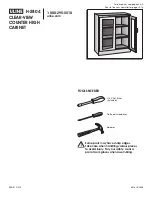 Preview for 1 page of U-Line H-2804 Manual