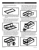 Preview for 3 page of U-Line H-2805 Assembly Instructions Manual