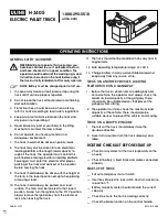 U-Line H-3405 Operating Instructions Manual preview