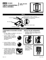 Preview for 3 page of U-Line H-3438 Quick Manual