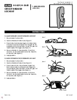 Предварительный просмотр 1 страницы U-Line H-3439 Instructions Manual