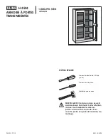 Предварительный просмотр 11 страницы U-Line H-3594 Assembly Instructions Manual