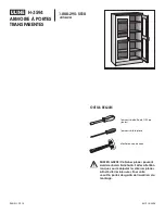 Preview for 11 page of U-Line H-3594 Manual