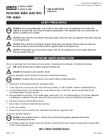 Preview for 1 page of U-Line H-3658 Quick Start Manual