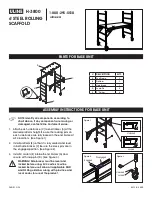 Предварительный просмотр 1 страницы U-Line H-3800 Quick Start Manual