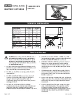 Preview for 1 page of U-Line H-3934 Manual