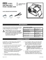 Предварительный просмотр 11 страницы U-Line H-4025 Manual