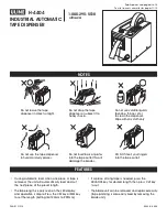 Предварительный просмотр 1 страницы U-Line H-4404 Manual