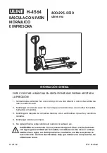 Предварительный просмотр 21 страницы U-Line H-4564 Manual