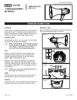 U-Line H-4744 Operating Instructions preview