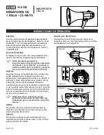 Preview for 2 page of U-Line H-4744 Operating Instructions