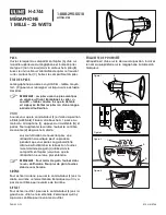 Preview for 3 page of U-Line H-4744 Operating Instructions