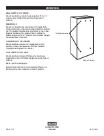 Preview for 2 page of U-Line H-4871 Manual