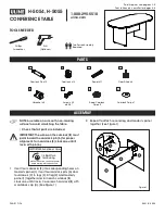 Preview for 1 page of U-Line H-5054 Assembly Instructions Manual