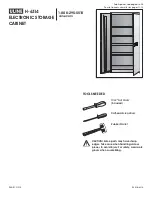 Предварительный просмотр 1 страницы U-Line H-6314 Assembly