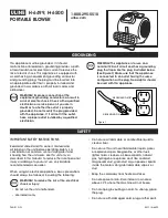 Preview for 1 page of U-Line H-6499 Manual