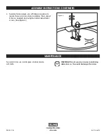 Preview for 2 page of U-Line H-6674 Assembly Instructions Manual