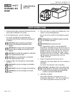 U-Line H-677 Safety Instructions preview