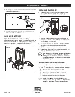 Preview for 2 page of U-Line H-70657 Quick Start Manual