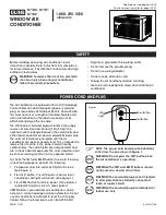 Preview for 1 page of U-Line H-7100 Manual